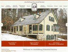 Tablet Screenshot of jacobsburghistory.com